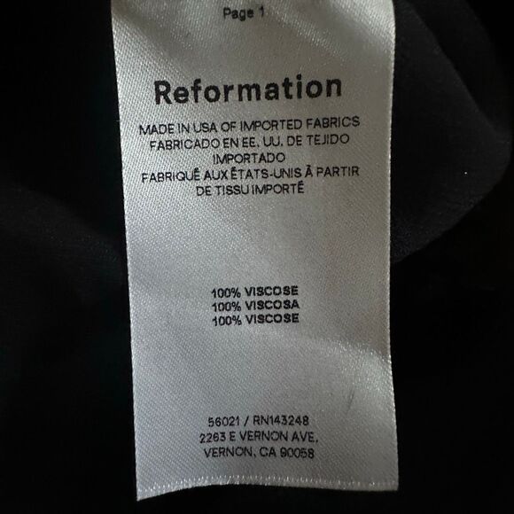 Reformation Nadira Dress in Malia Floral Print Size 14 NWOT - Picture 8 of 8